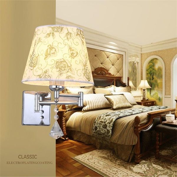 

wall lamps contemporary led lights simple indoor crystal fixture for home bedside