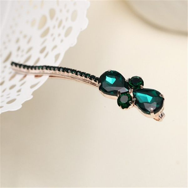 

exquisite water drop clip hairpin bow drill bangs side clip, Golden;silver