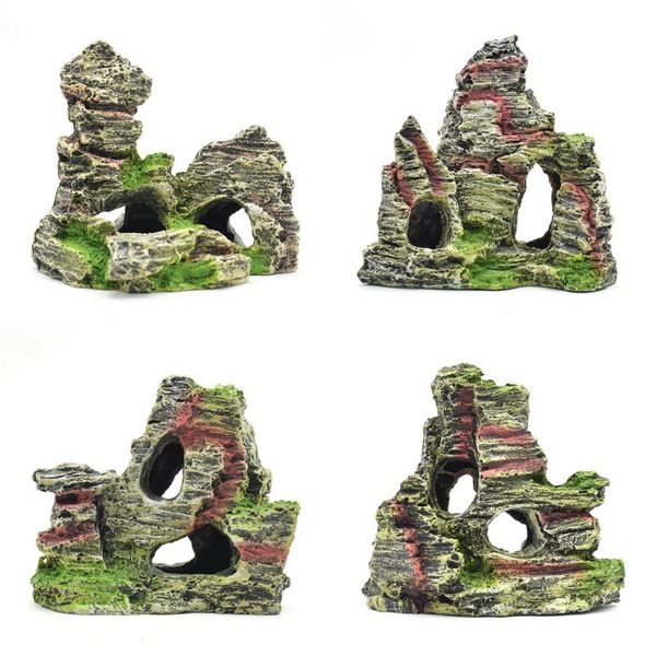 

decorations aquarium decoration resin artificial decorative rocks fish tank stone decor rock environmental protection