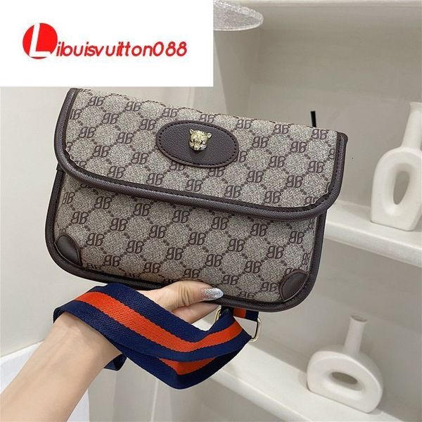 

ladies designer handbags 1955 tiger head chest bag fashion waist letter printing flip messenger women's