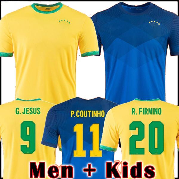 

2021 soccer jersey camiseta futbol paqueta neres coutinho brazils football shirt firmino jesus marcelo pele brasil 20 21 maillot de foot men, Black