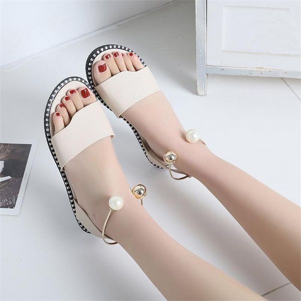 

summer women sandals slip on peep toe slingback shoes rome ladies solid metal decoration casual female fashion footwear, Black