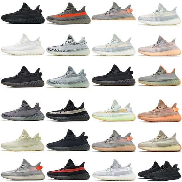 

zebra yeezel reflective running shoes yecheil cloud white belgua earth static cinder man women sneakers 36-48