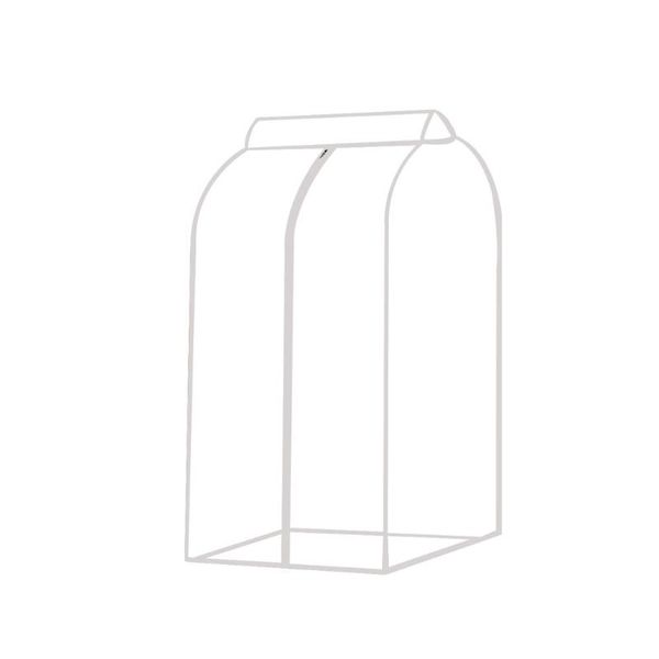 

storage boxes & bins e8bd hanging garment bag clear window wardrobe closet clothes pouch case organizer coat suit dust cover protector