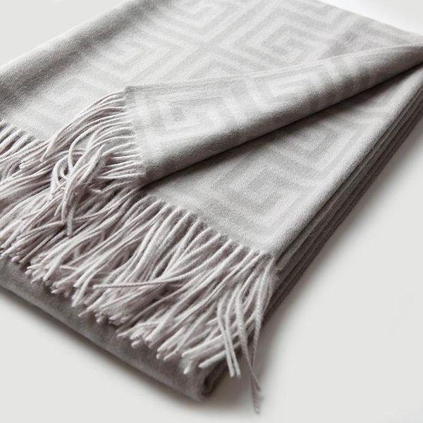 

blankets 550g 100% lamb wool jacquard blanket 130x190cm home decoration