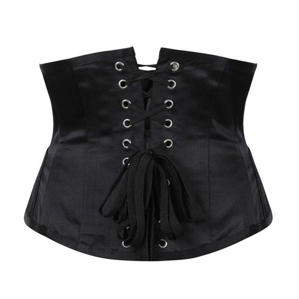 

women's shapers waist trainer fashion outerwear corset gothic underbust shaper cincher bustiers shape body belt, Black;white