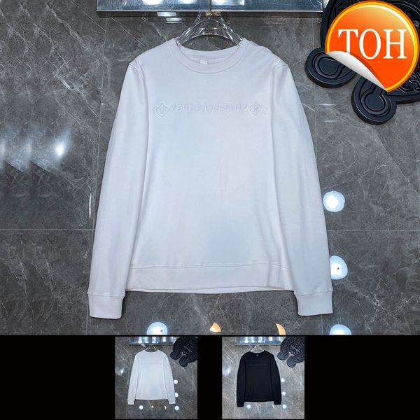 

street tide ch crowe's heart cross new leisure hip hop high street round neck pullover sports sweater 8353, Black