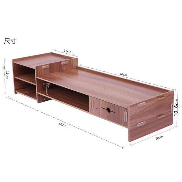 

storage drawers a, monitor stand lift deskorganizer care neck work space keyboard shelf with drawer