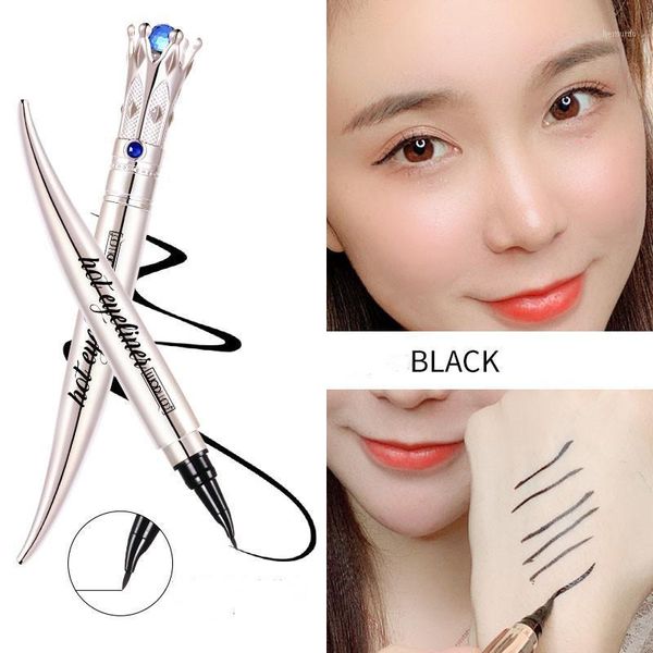 

's beak black eyeliner pen easy to wear long lasting water proof makeup tool for beginner shimmer eye pencil kit1