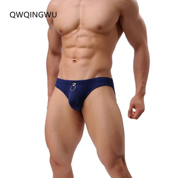 

underpants men briefs hoop hollow gay men's underwear jockstrap low waist breathable hole mens high quality, Black;white