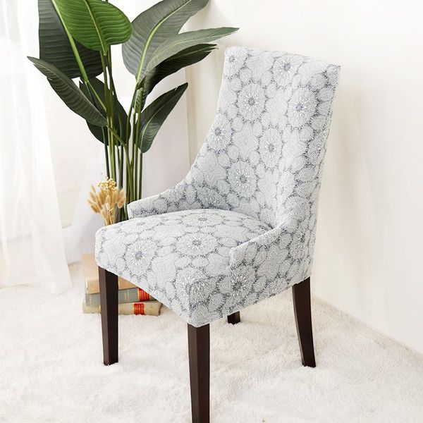 

high back dining table chair cover home or el fabric elastic one-piece protective for modern covers