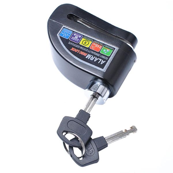 

theft protection motorcycle and scooter anti-theft disc brake lock security alarm padlock bike bicycle
