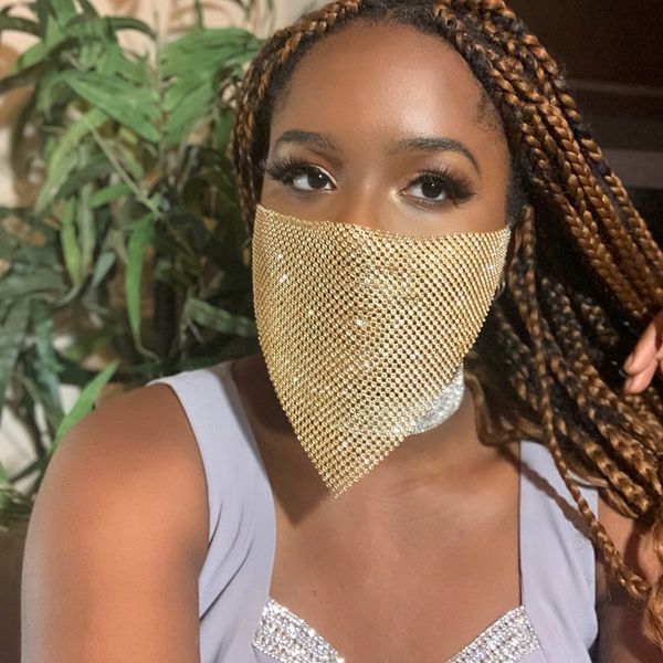 

nightclub party decorative water metal wansheng mask
