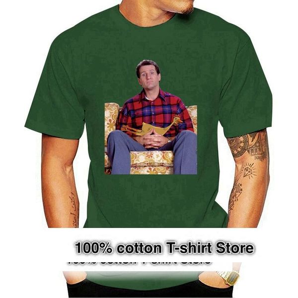 

men's t-shirts married with children father of the year t shirt al bundy retro tv show tshirt harajuku hip hop tee, White;black