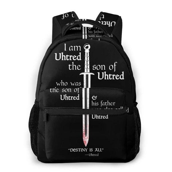 

backpack the last kingdom - uhtred is all dark soul edition pattern knapsack teens books