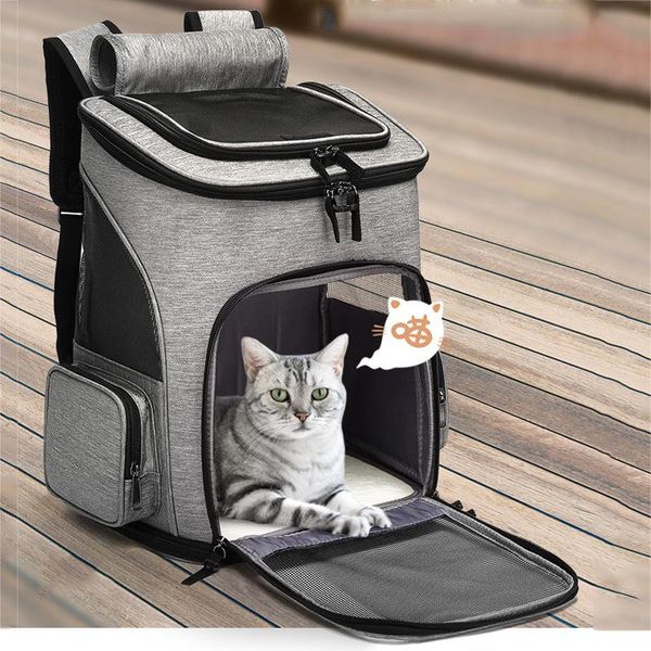 

cat carriers,crates & houses 2021 pet backpack out of the cage portable shoulder breathable large capacity two pack