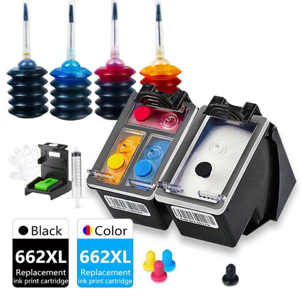

ink cartridges 662xl deskjet 3545 4510 4515 4516 4518 printer cartridge replacement for inkjet 662 xl
