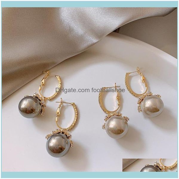 

charm jewelry high grade zircon pearl womens for fashion sier needle earrings in drop delivery 2021 bq0i8, Golden