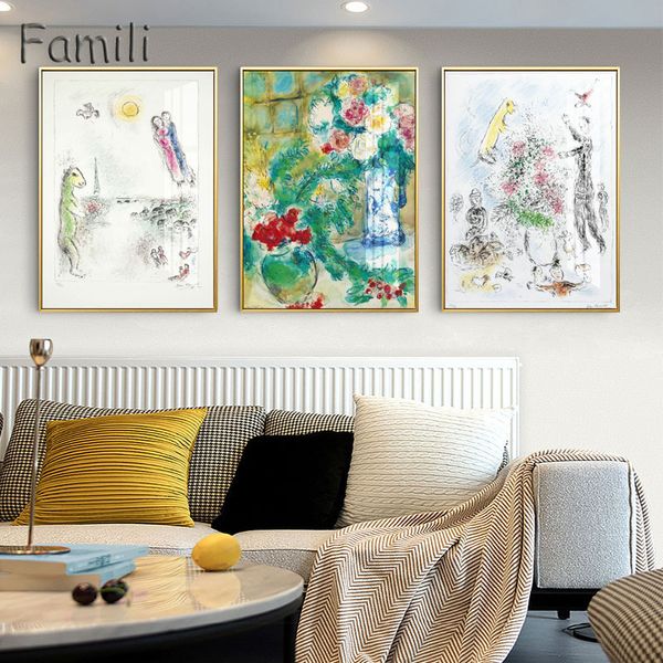

modern fashion vintage vogue abstract decoration canvas print painting poster art wall pictures for living room home dÃ©cor