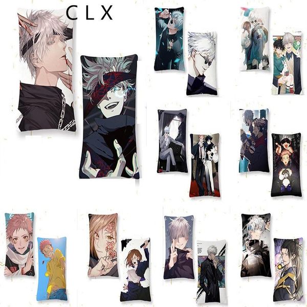 

keychains anime jujutsu kaisen gojo satoru pillowcase fushiguro megumi throw pillow that brings quality sleep, Silver