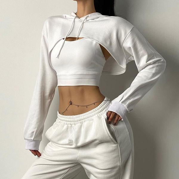 

yoga outfits arrive women long sleeve fitness running t shirts gym wear sports female shirt pure color clothes, White;red