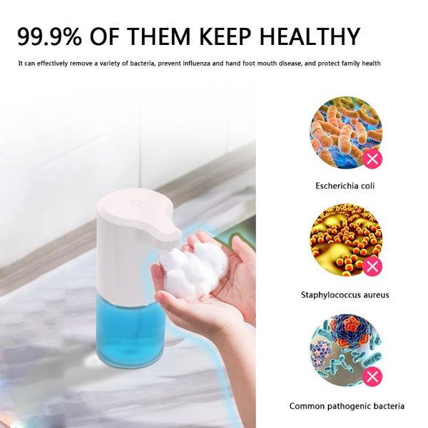 

automatic liquid soap dispenser smart sensor touchless abs electroplated sanitizer dispensador bottle for kitchen bathroom