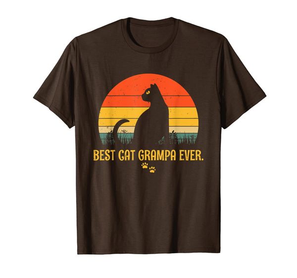 

vintage cat grampa ever gift cat lovers t-shirt, White;black
