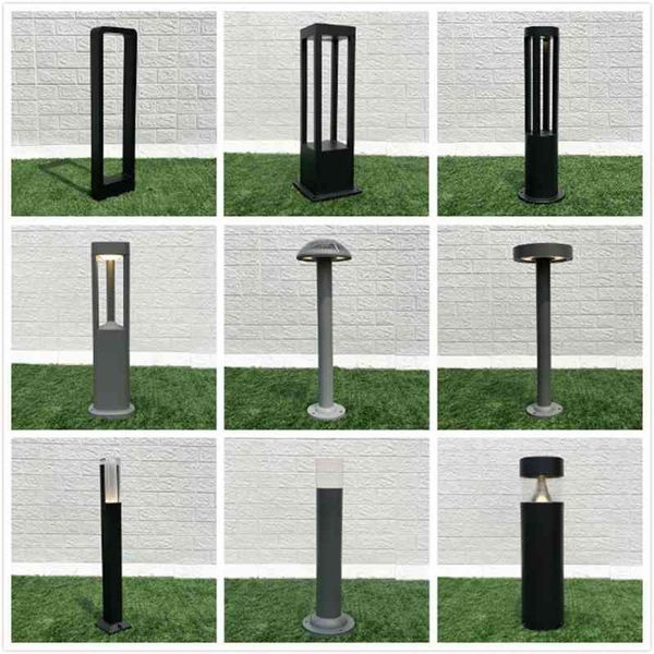 

led outdoor waterproof park community modern simple villa lawn lamp