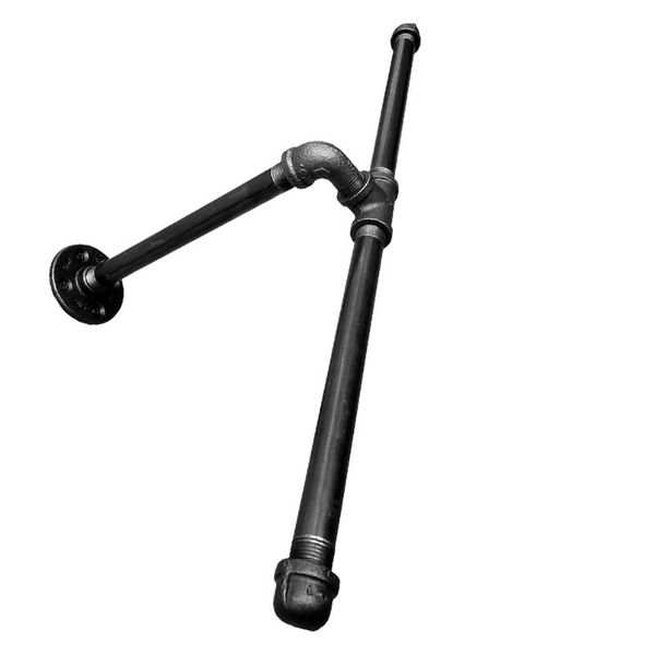 

watering equipments multi-purpose clothes rack industrial pipe wall mounted garment for home #h10