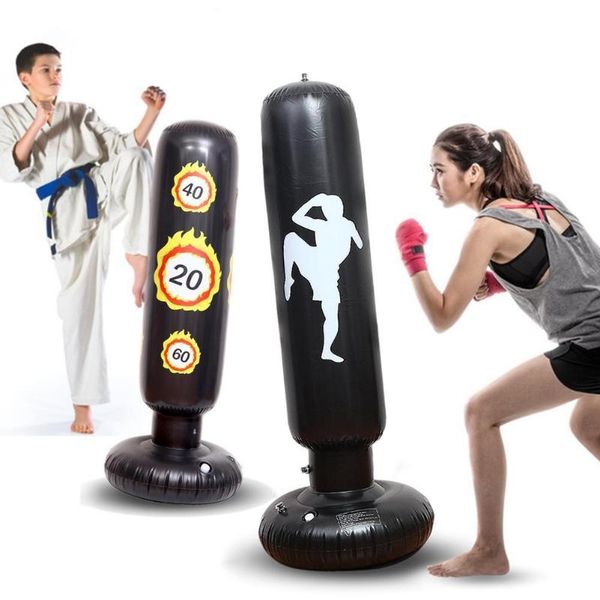 

sand bag inflatable boxing punching vertical 160 cm children pvc tumbler indoor training target