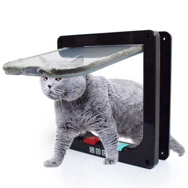 

cat carriers,crates & houses door pet dog gate hole entry exit safety kitten kennel animal security access tunnel fence supplies
