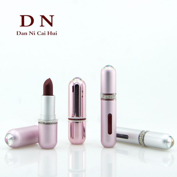 

factory wholesale design new dn5ml lip glaze mouth red aluminum lip gloss tube cosmetic package