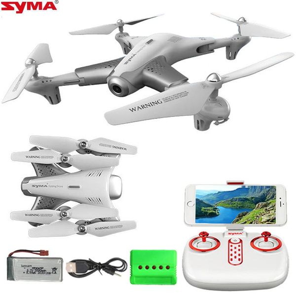 

version syma z3 smart foldable fpv rc quadcopter optical flow drone with hd wifi camera real-time altitude hold hover drones