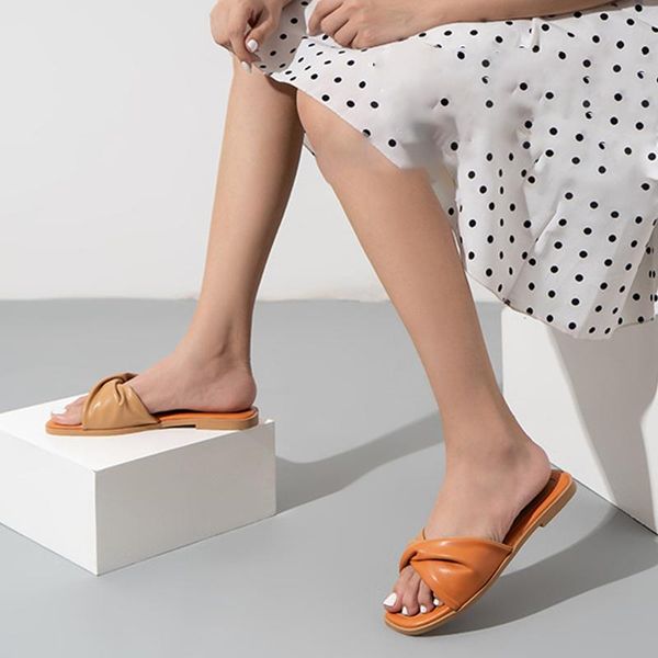 

women's shoes slippers beach elegant mixed colored fashion comfortable casual summer square toe breathable 2021 party, Black