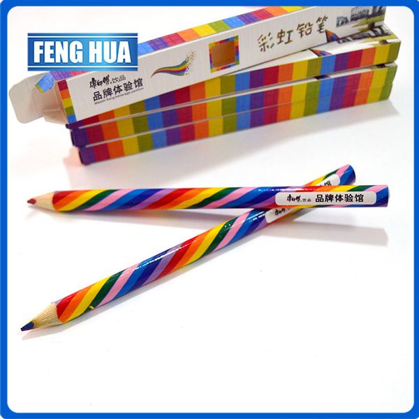 

pen drink color cil 2 pack color cil lead rainbow four color triangle cil