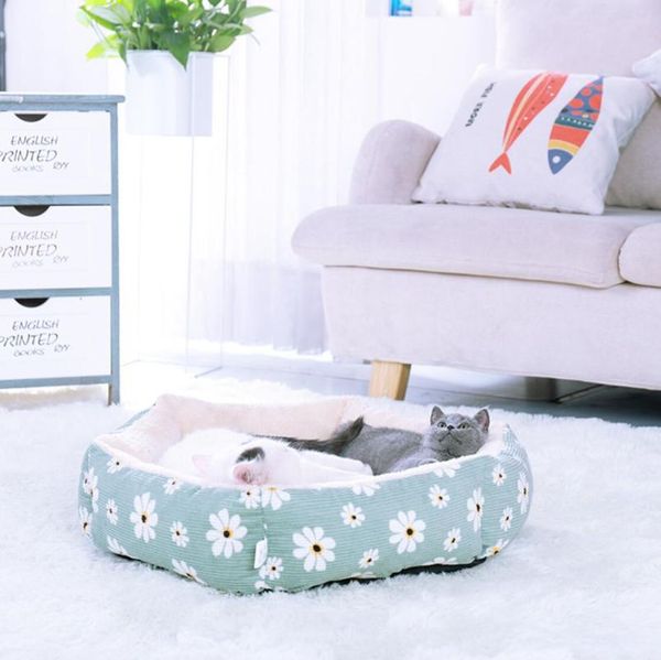 

cat bed house mat pet cushion soft fleece blanket puppy sofa beds & furniture