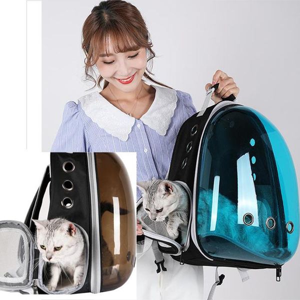 

backpack transportin suministros para gatos accesorios transparent cat carrier case for travel mochila
