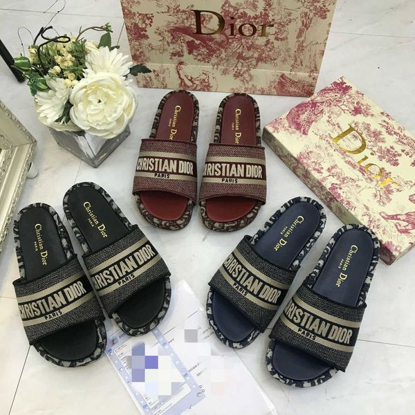 

thick bottom embroidered slippers yearold home d classic old flower versatile bde0 zmm, Black