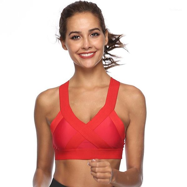 

ladies sports bra breathable fitness underwear seamless running yoga outfit