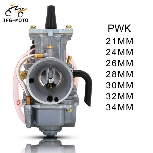 

motorcycle carburetor universal 21 24 26 28 30 32 33 34mm pwk for keihin koso scooter utv atv power jet 100cc 125cc 250cc fuel system