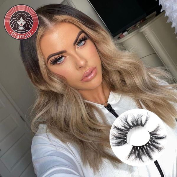 

false eyelashes dramau mink lashes 3d long lasting natural wholesale faux fluffy dramatic eye makeup