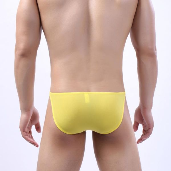 

underpants men underwear briefs man soft comfortable breathable bikinis ultra thin pouch bikini panties y12, Black;white