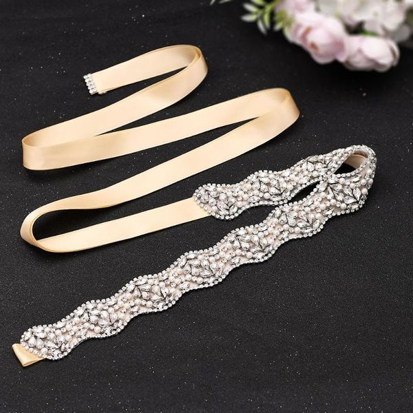 

wedding sashes zms454 shiny silver bride belt bachelorette party ladies dress accessories girl fashion pearl rhinestone sash, White