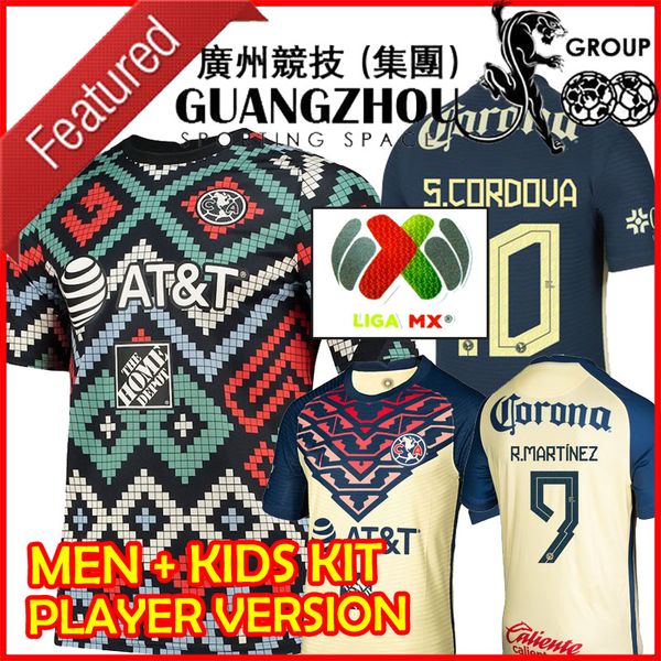 

club america 21 22 soccer jersey liga mx fidalgo martinez leo suÃ¡rez cÃ³rdova cf amÃ©rica 2021 2022 camisetas player version football shirt pr, Black;yellow