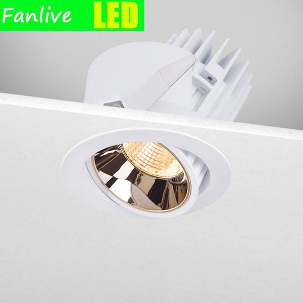 

downlights 10pc premuim cri 95 9w 13w recessed cob led flexible adjustable ceiling spots lights lamps for indoor home foyer