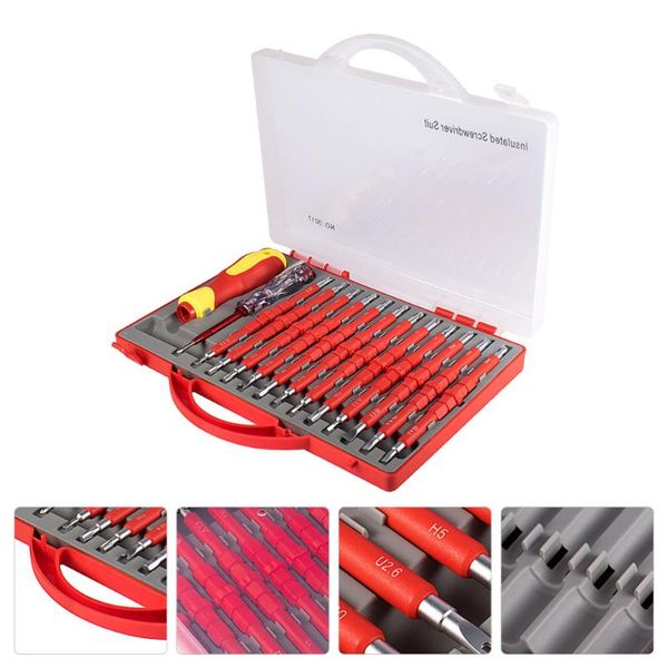 

hand tools 1 set insulated screwdriver slotted screw holder electrician tool