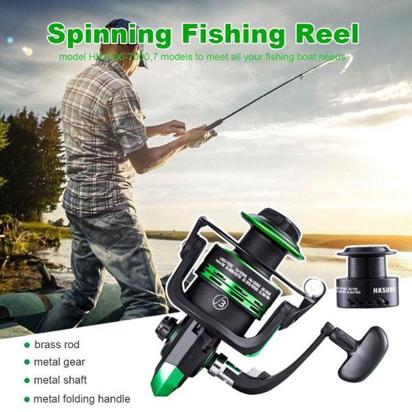 

metal spool spinning reel fishing spare line cup left / right hand wheel baitcasting reels