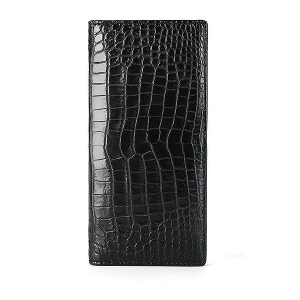 

men's long wallet business suit clip card bag leisure clutch wallets, Red;black