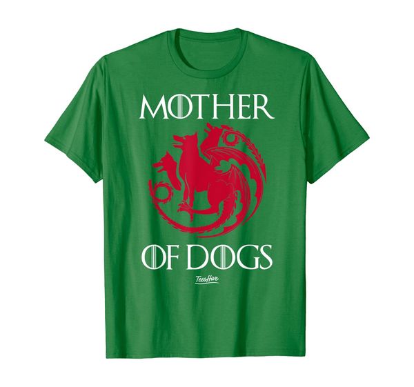 

mother of dogs mom cool dog owner funny dog lover t shirt, White;black