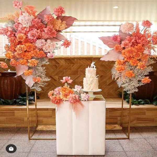 

party decoration 1pcs)60x20cm width)large wedding design flower arch backdrops for stage
